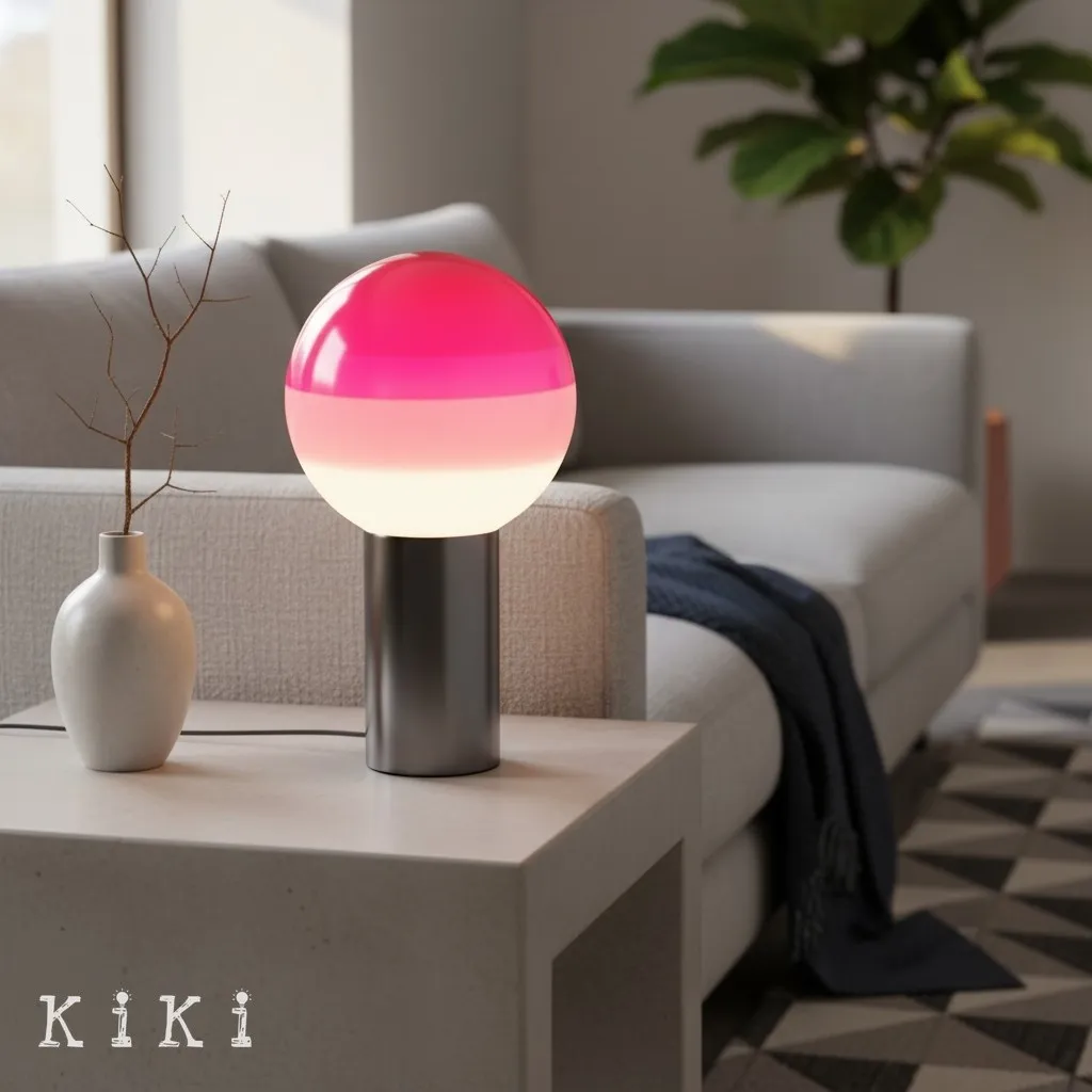 Tintelle Sphere Desk Lamp - Modern Style Table Lamp with Glass Shade KL2093