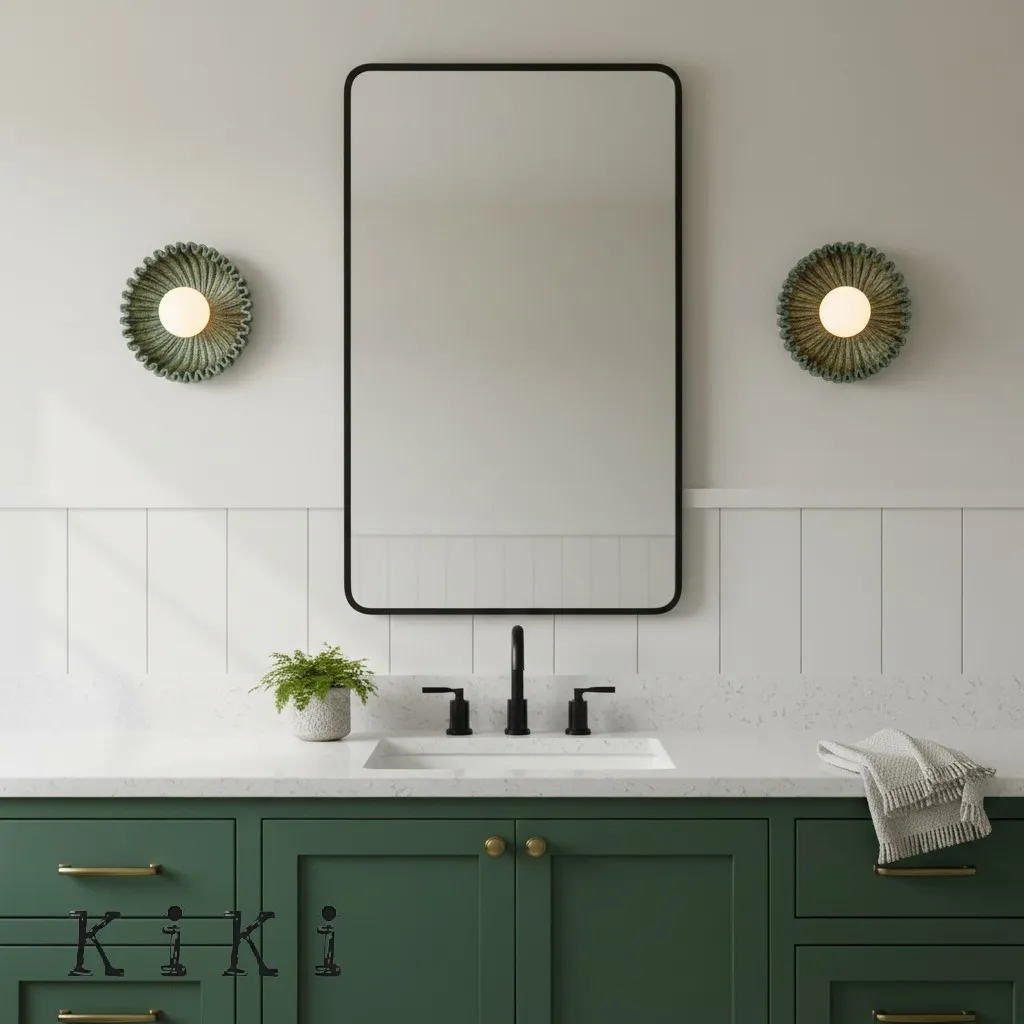 Sculptural Ceramic Wall Sconce – Opal Globe Sconce with Ceramic Finish KL246