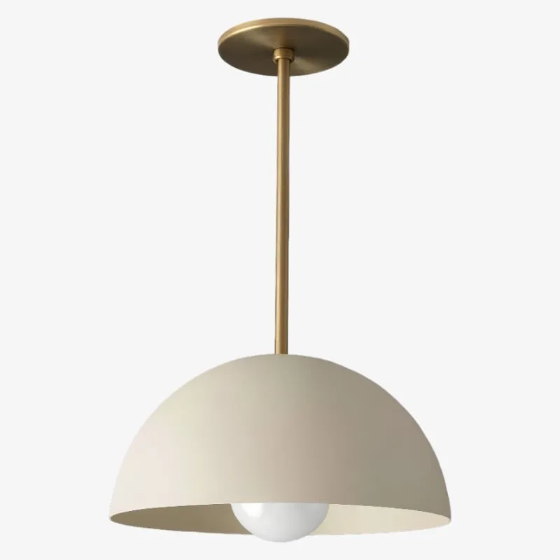 Metio Dome Neutral Dome Pendant - Modern Metal Accent Lighting KL1505