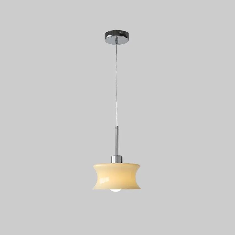 French Vintage Glass Window Pendant Lamp KL219