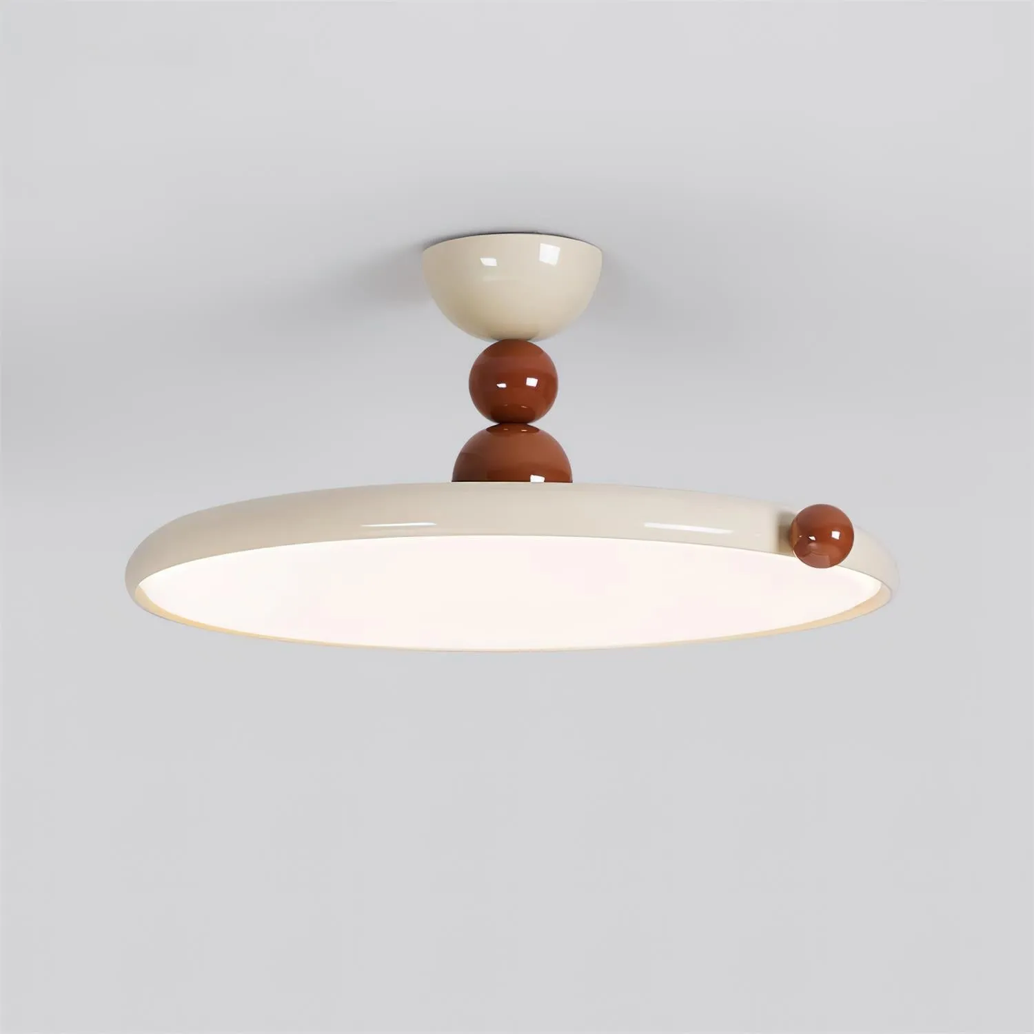 French Style Retro Round Flying Disc Ceiling Lamp KL495