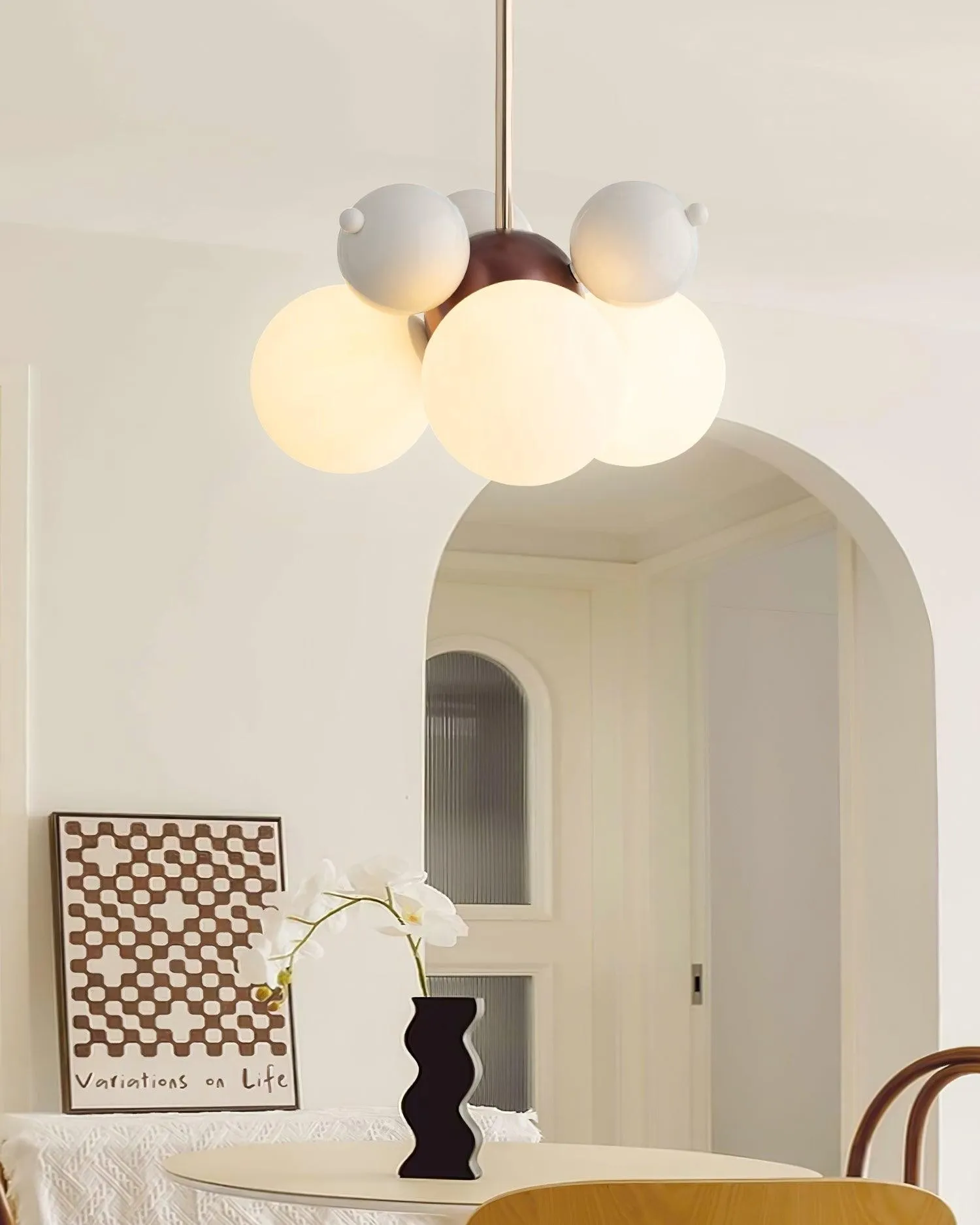 Modern Bubble Shaped Lampshade Pendant Lamp KL521