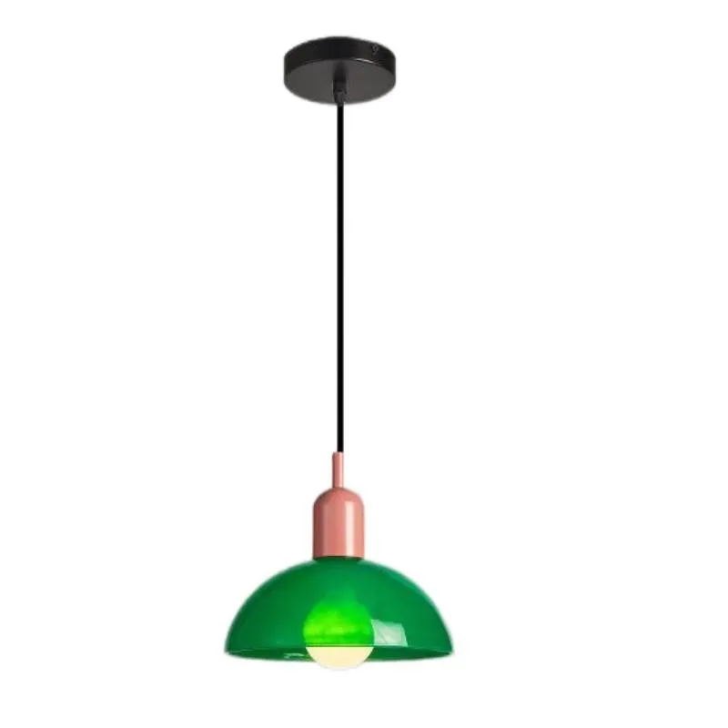 Bauhaus Design Stained Glass Pendant Light KL10