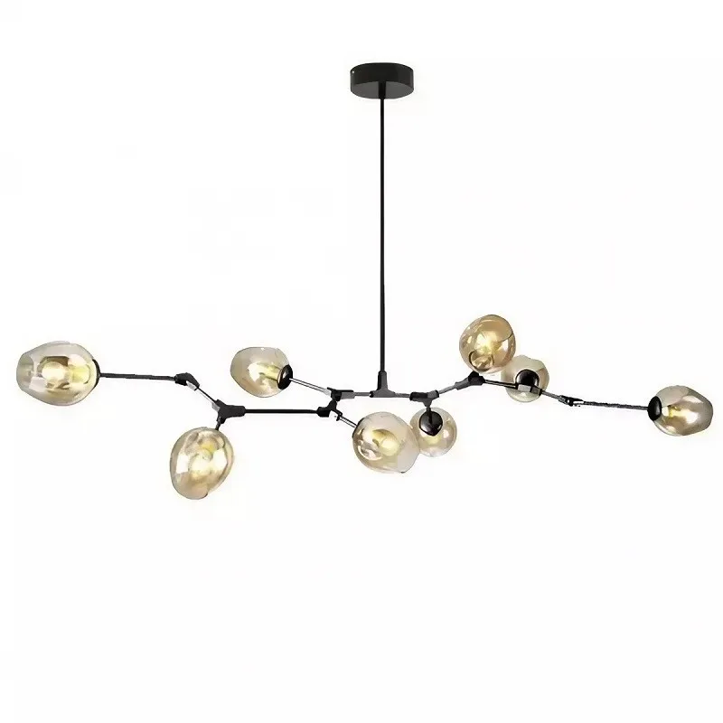 Branching bubble chandelier