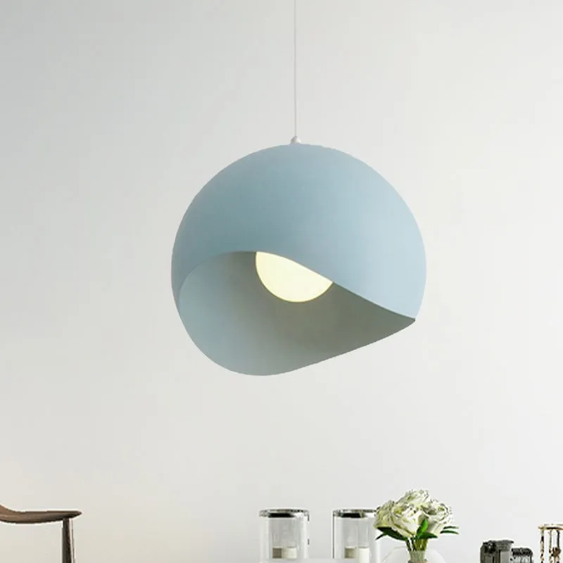 Scandinavian Macaron Eggshell Ball Pendant Light KL96
