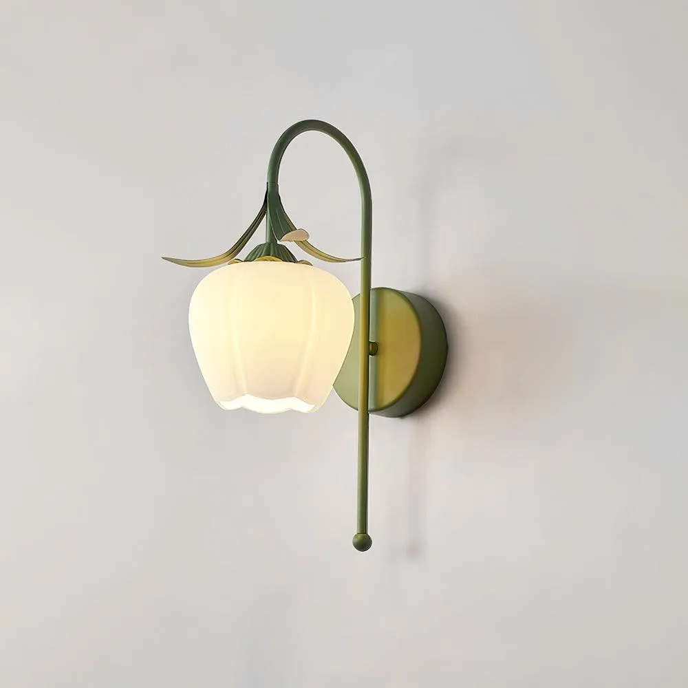 French Cream Style Flower Wall Lamp KL473