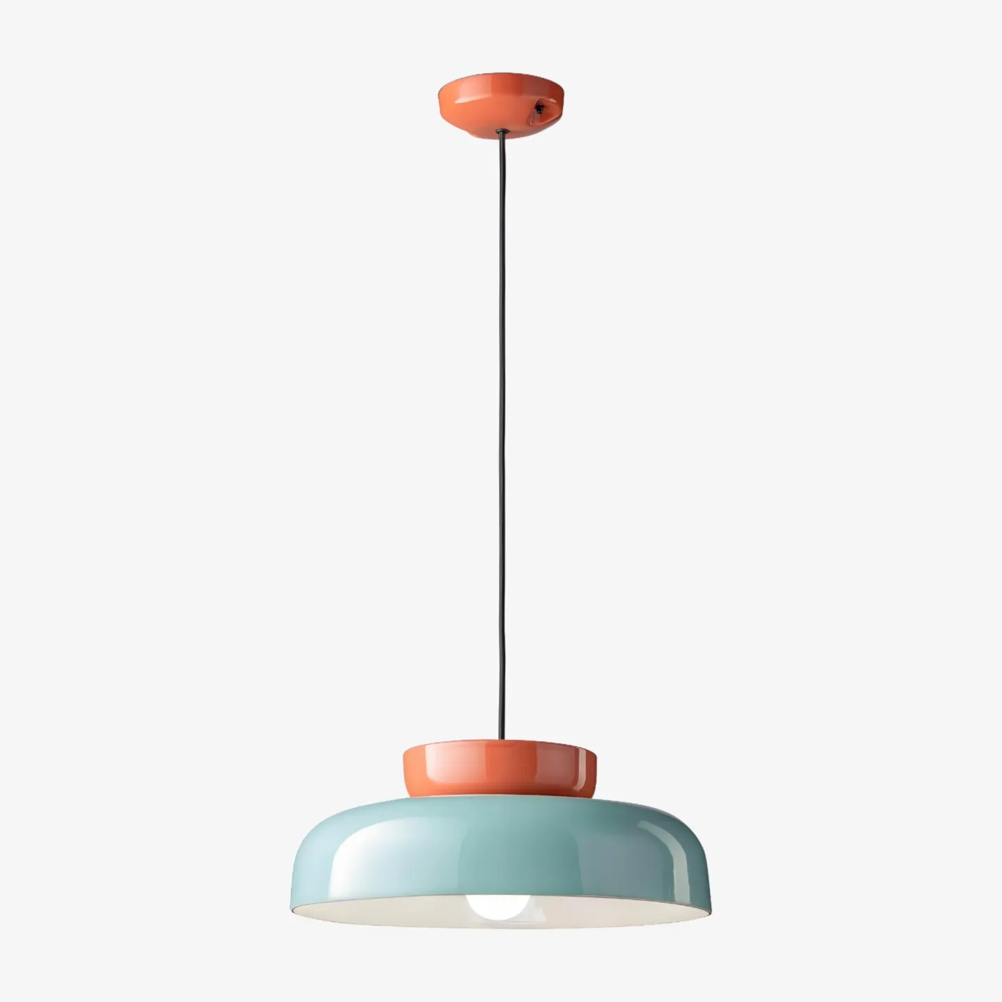 Fiesta Colorful Bowl Ceramic Pendant Light - Nordic Style for Dining and Kitchen KL1383