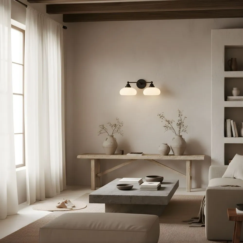 Riven Blown Glass Wall Lamp - Industrial Chic Style Interior Light KL2019