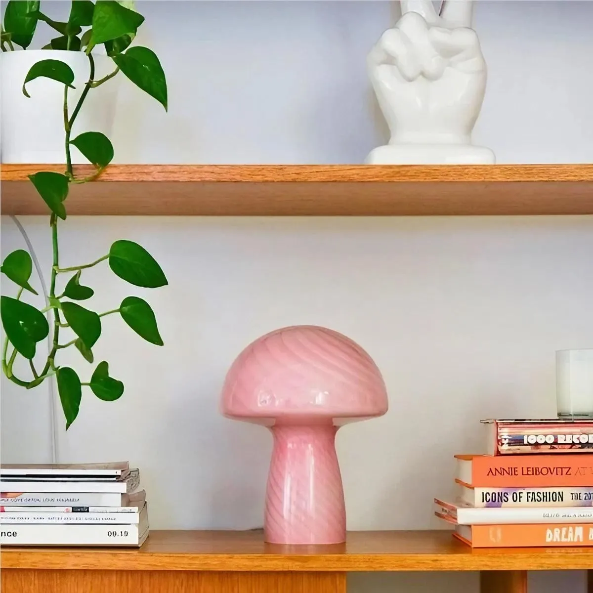 Modern Design Stained Glass Mushroom Lamp KL35