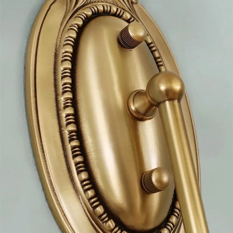 Rowanea Ceramic Wall Sconce with Fabric Shade and Metal Finish - Farmhouse Modern Hallway Light KL2197