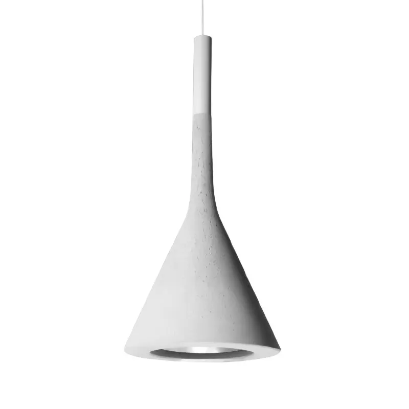 Aplomb Concrete Pendant Lamp - Minimalist Design Lighting for Dining Room and Office