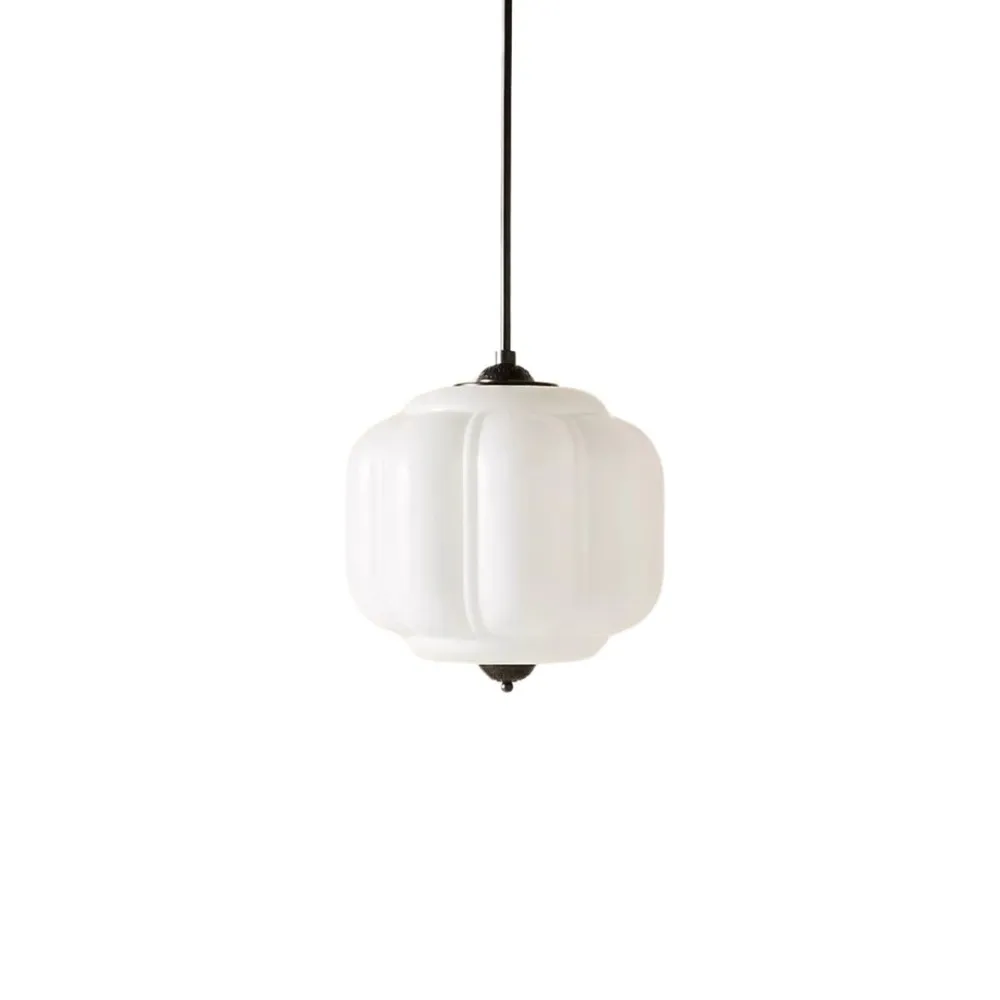 Vintage Eloise Opal Glass Pendant Light KL926