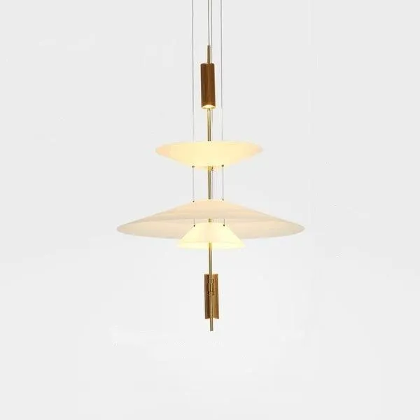 Flamingo Layered Pendant Light - Elegant Modern Lighting for Lounge and Hall