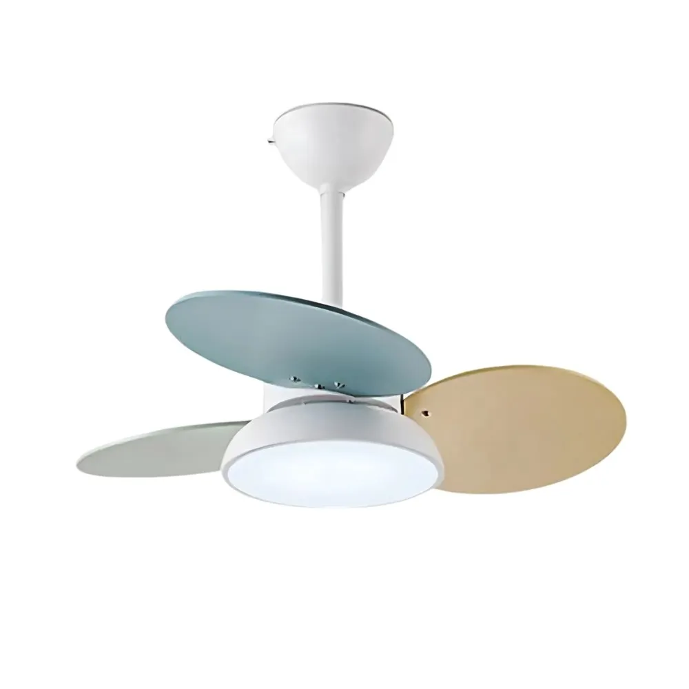 Modern Colorful Led Ceiling Fan Light For Kids Room KL947