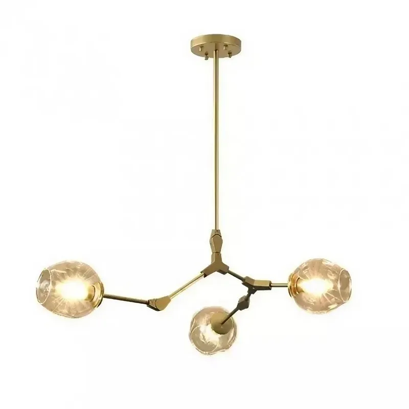 Branching bubble chandelier