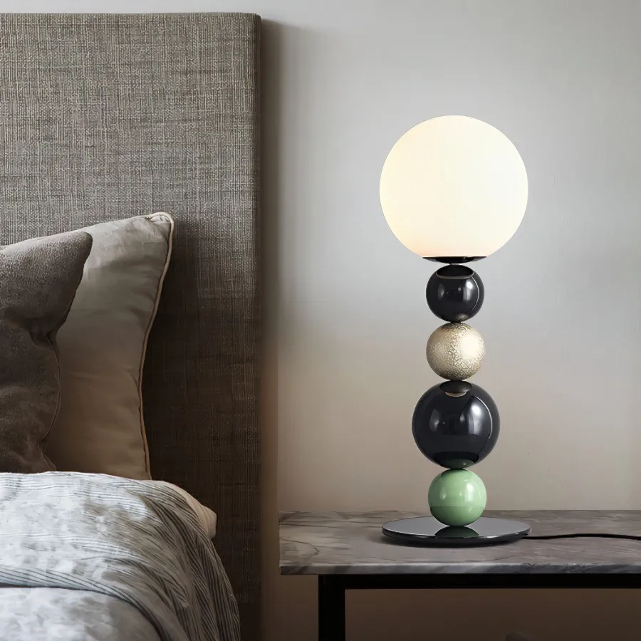 Coloful Stacked Round Ball Table Lamp KL157