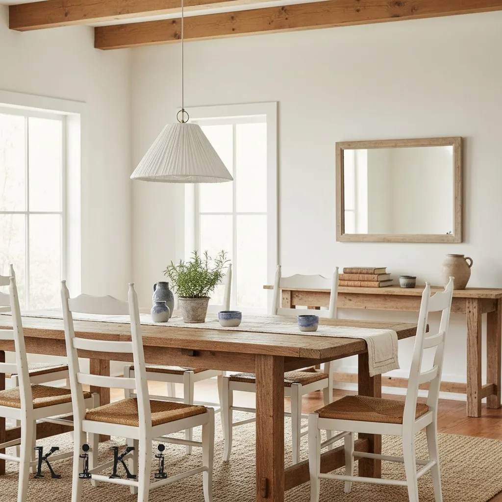 Linen Scalloped Pendant Light – Soft Pleated Fabric Shade Lamp For Kitchen & Dining KL1534