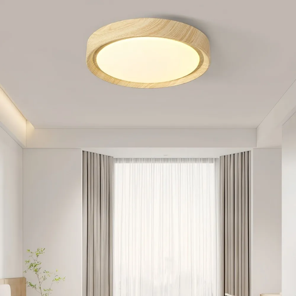 Vintage Scandinavian Round Energy LED Ceiling Lamp KL169