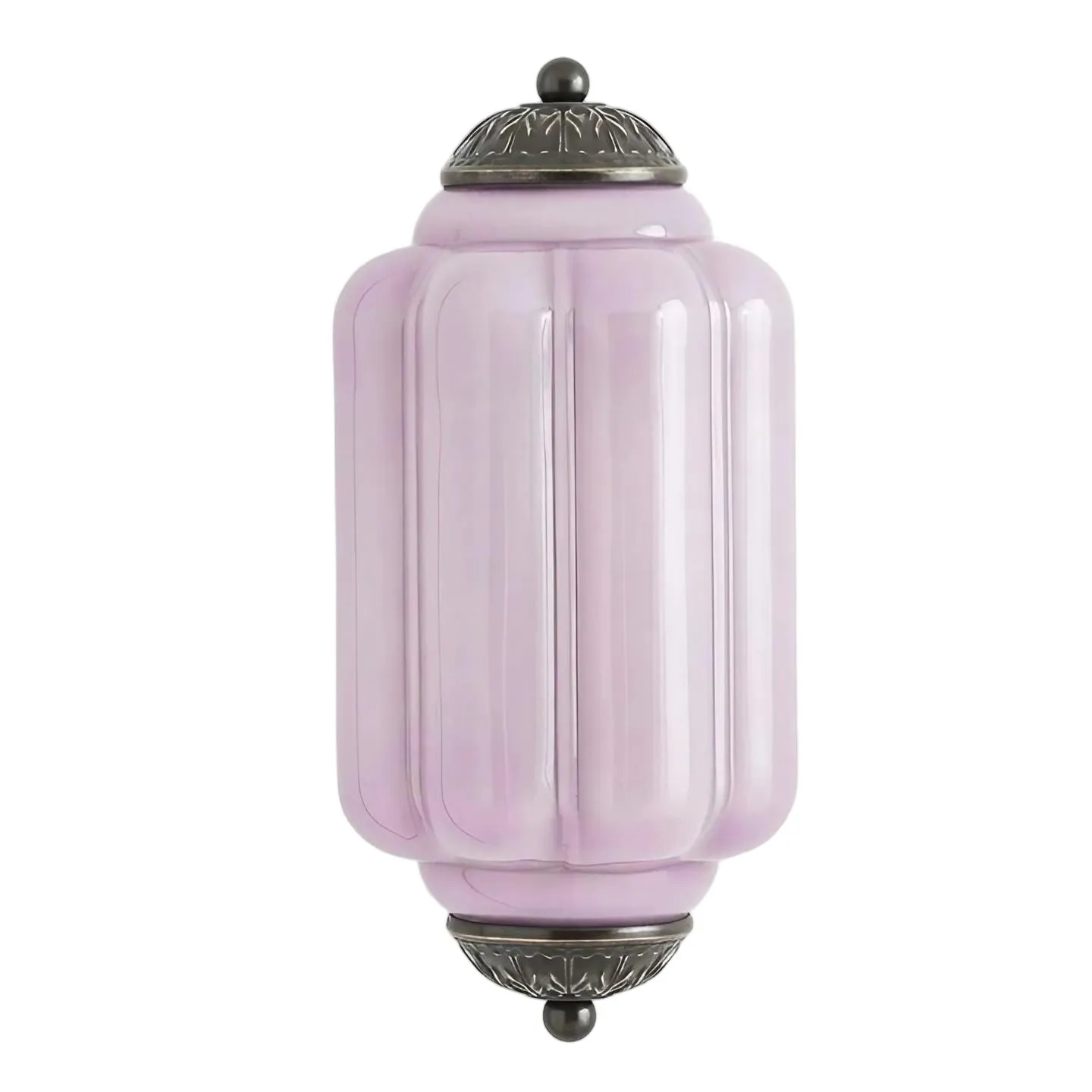 Eloise Long Pumpkin Retro Glass Recessed Wall Lamp KL857