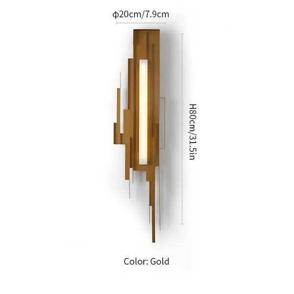 Metal Sculpted Sconce