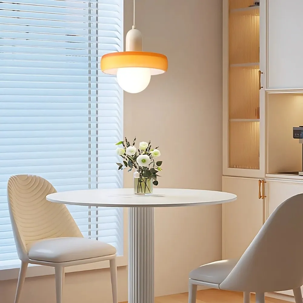Colorful Glass Disc Orb Pendant Light KL916