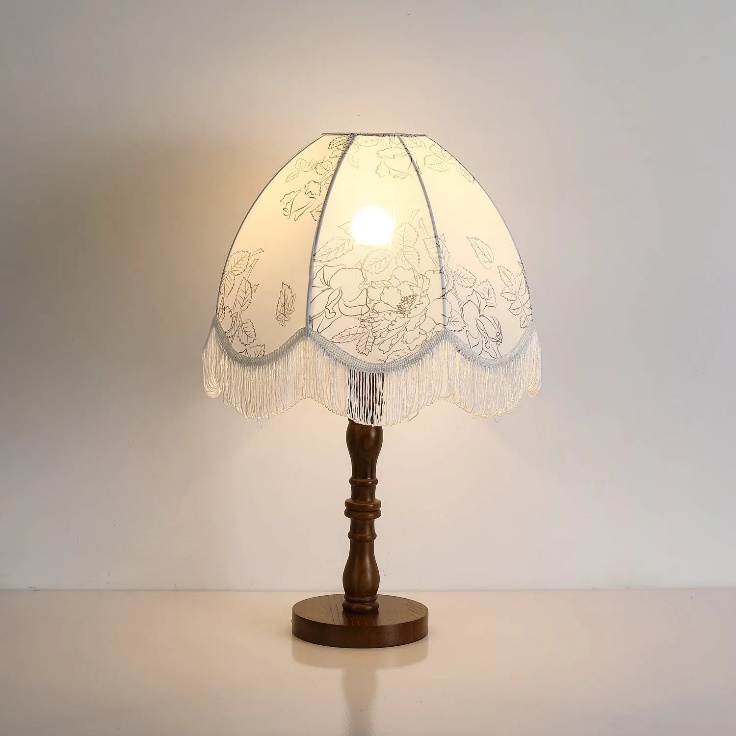 Luxury Printed Tassel Table Lamp KL593
