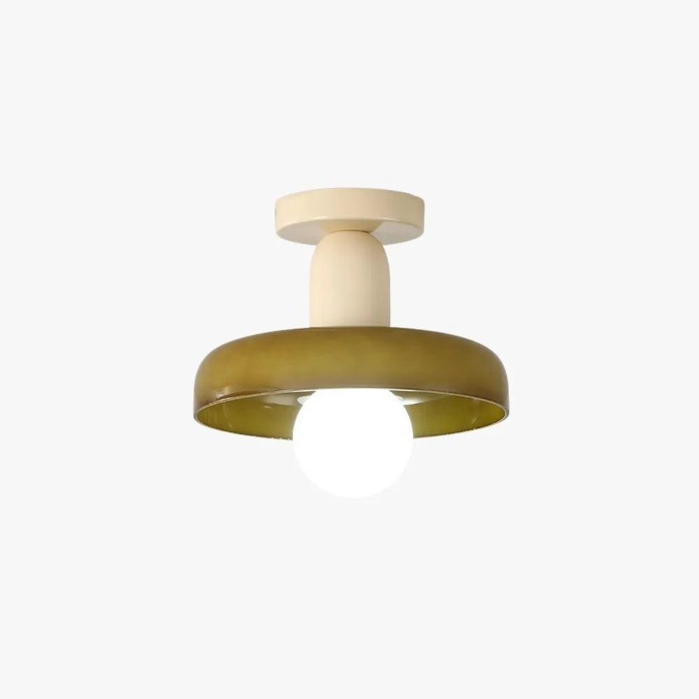 Bauhaus Macaron Glass Disc Ball Ceiling Light KL919