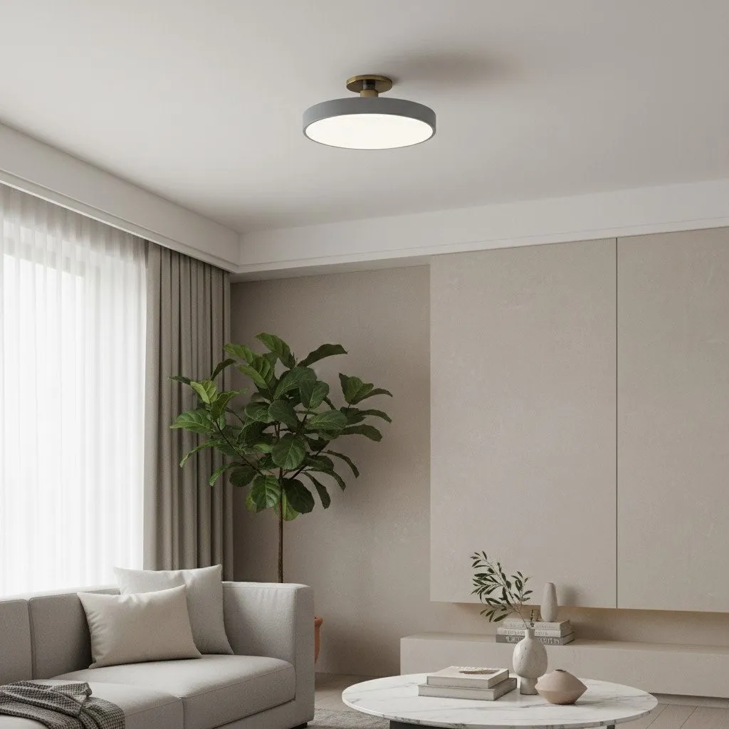 Ceilivon Modern Round Ceiling Light - Minimalist Led Ceiling Lamp for Contemporary Interiors KL2078