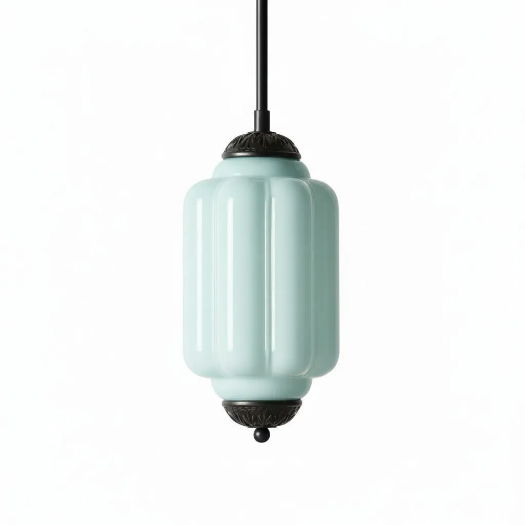 Eloise Simple Glass Irregular Lantern Pendant Lamp KL828
