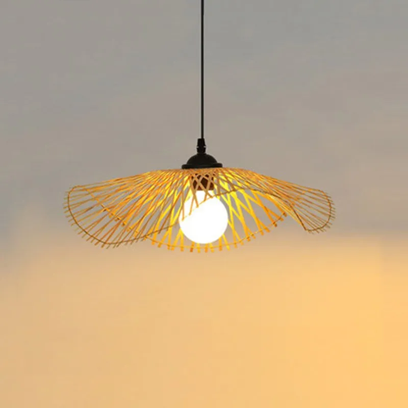 Tea Room Zen Woven Lampshade Pendant Light