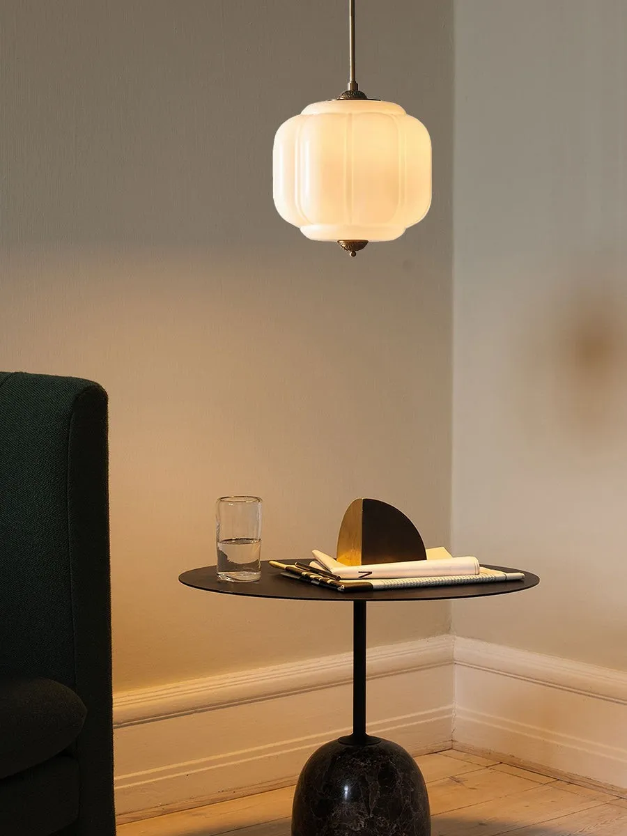 Vintage Eloise Opal Glass Pendant Light KL926