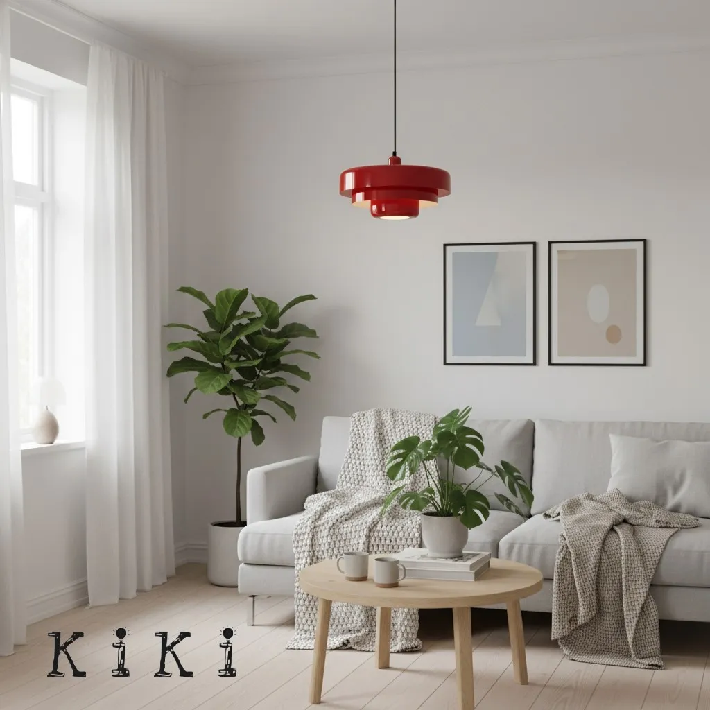 3 Tiers Bauhaus Nordic Macaron Pendant Light - Modern Pendant and Ceiling Light for Living Room KL30