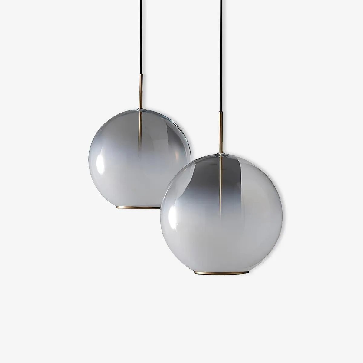 Simple Sphere Drop Gradient Glass Pendant Light KL691