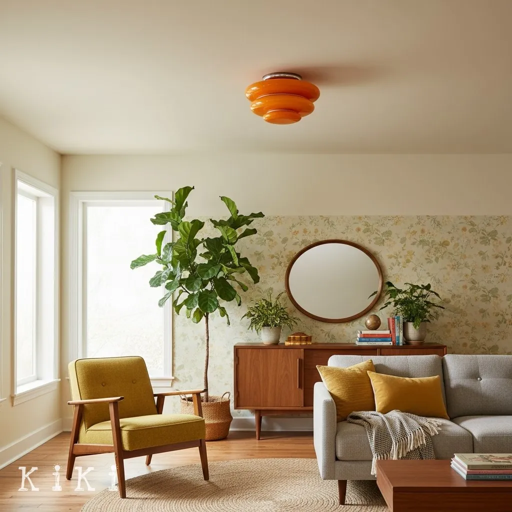 Cirren Layered Glass Ceiling Light - Artistic Sculptural Design Ceiling Lamp for Dining Area KL2126