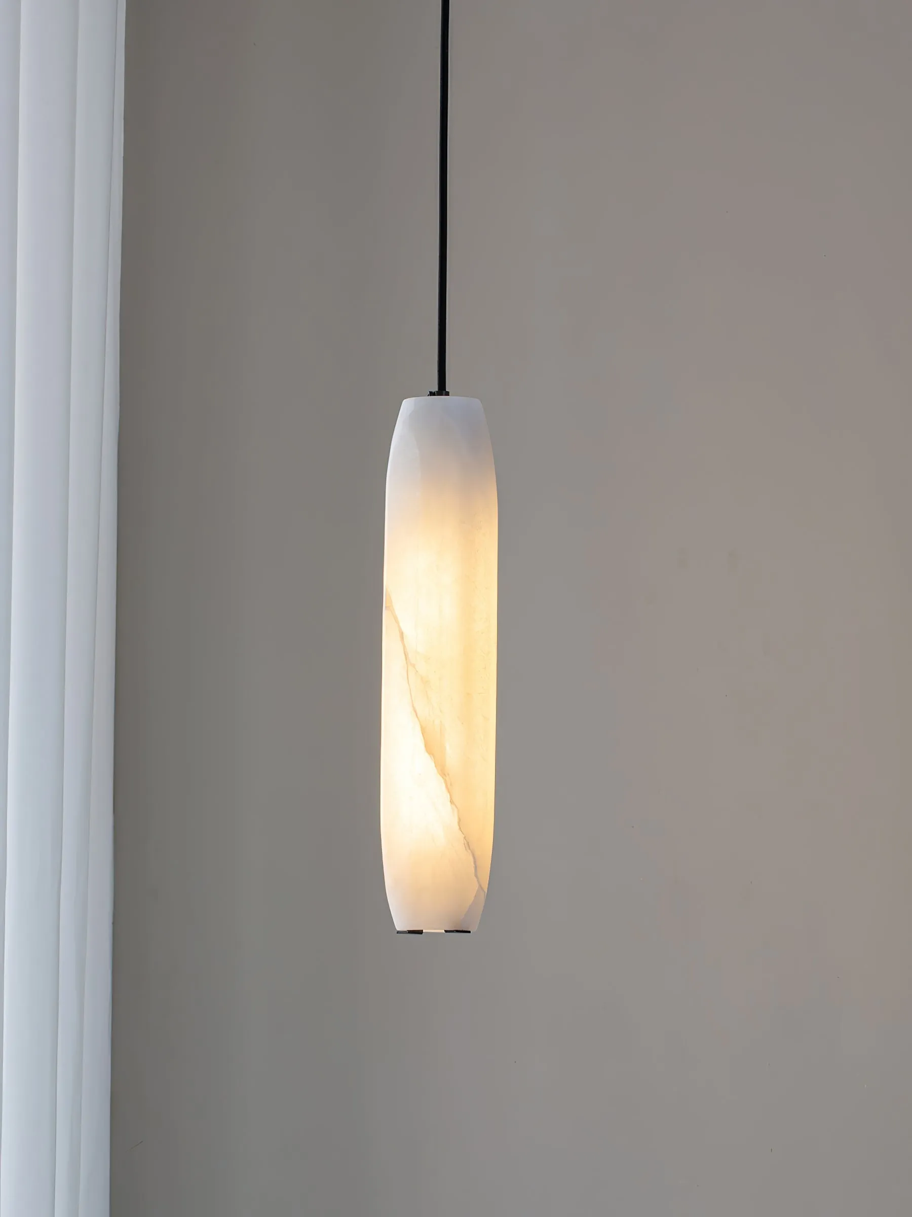 Alabaster Flute Pendant Light D436