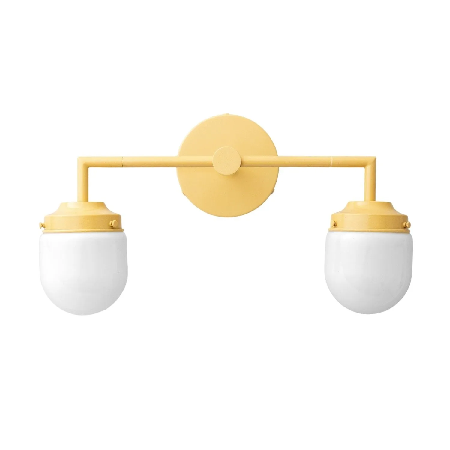 Opalume Glass Double Vanity Light - Vintage Style Bathroom Double Wall Lighting KL1430
