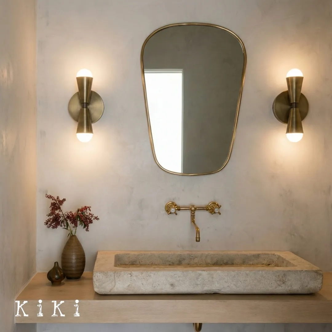 Pyralis Dual Lights Streamlined Metal Wall Lamp - Contemporary Light for Bedroom or Hallway KL1457