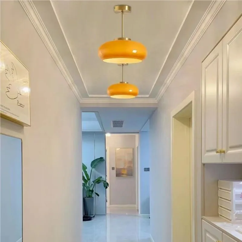 Bauhaus Style Vintage Glass Pendant Light KL38