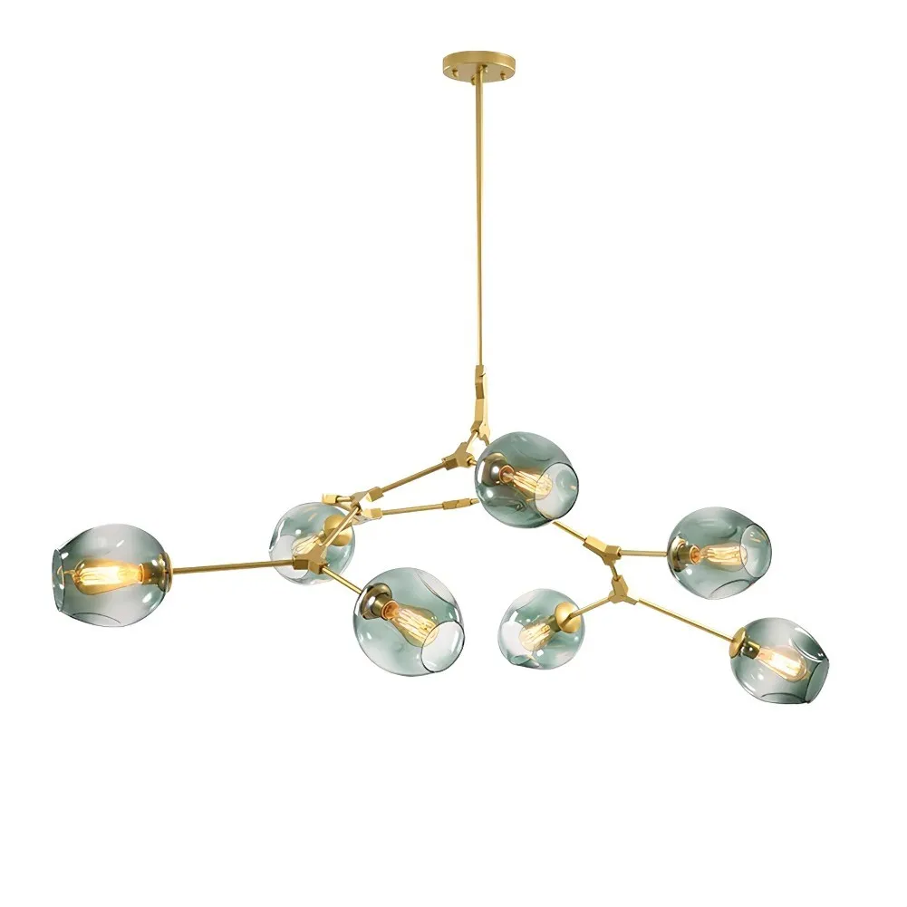 Branching bubble chandelier