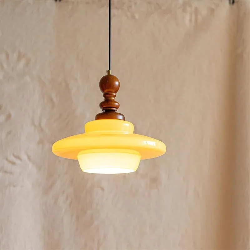 Medieval Cream Glass Pendant Lamp KL306