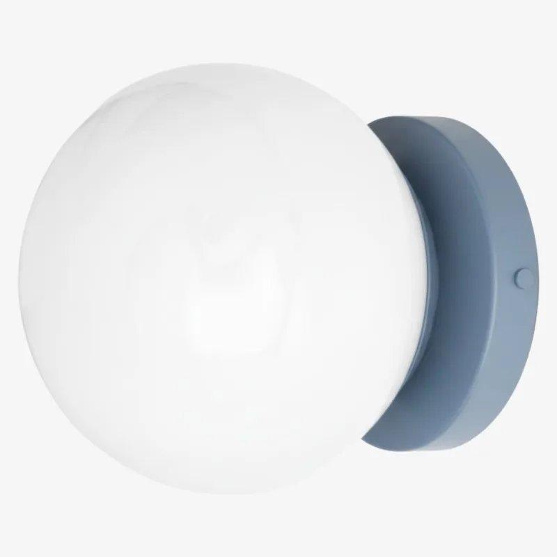 Glorica Glass Globe Wall Sconce - Multi-Color Modern Minimalist Light KL1495