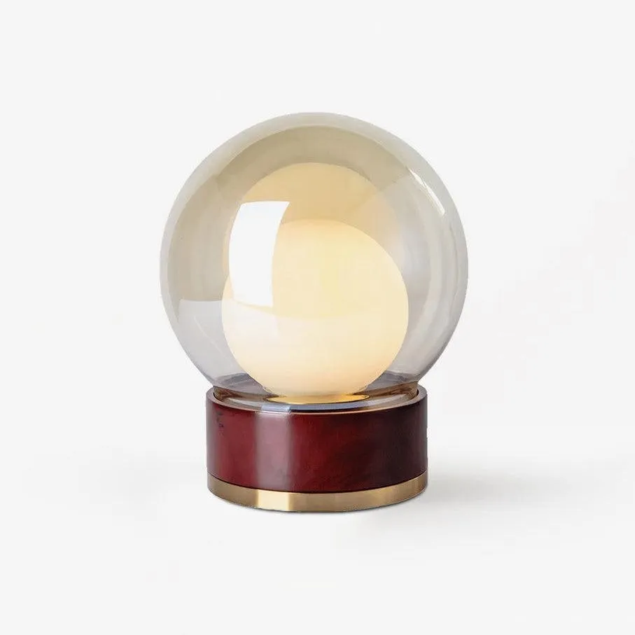 Simple Creative Wood Orb Table Lamp KL615