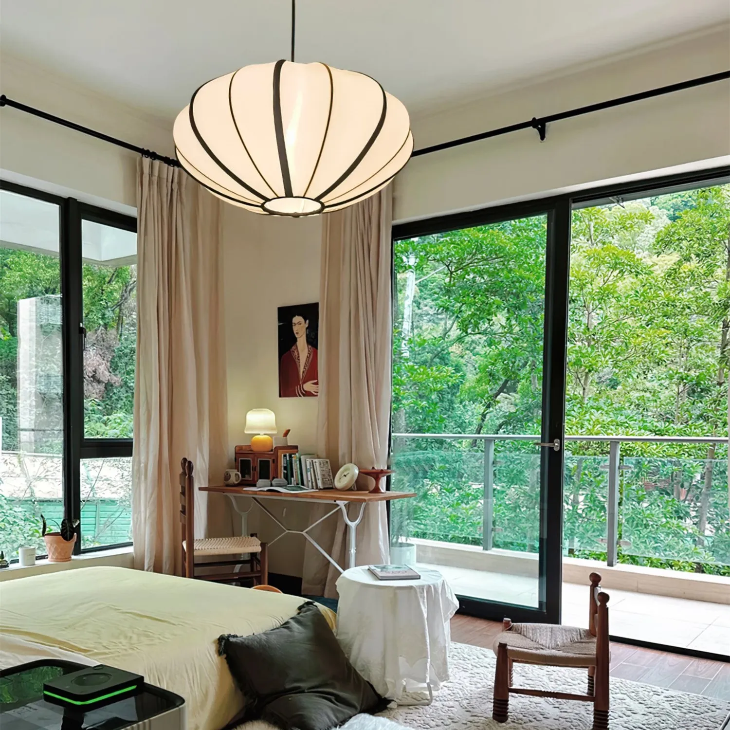 Classic Ribbon Fabric Pendant Light KL154