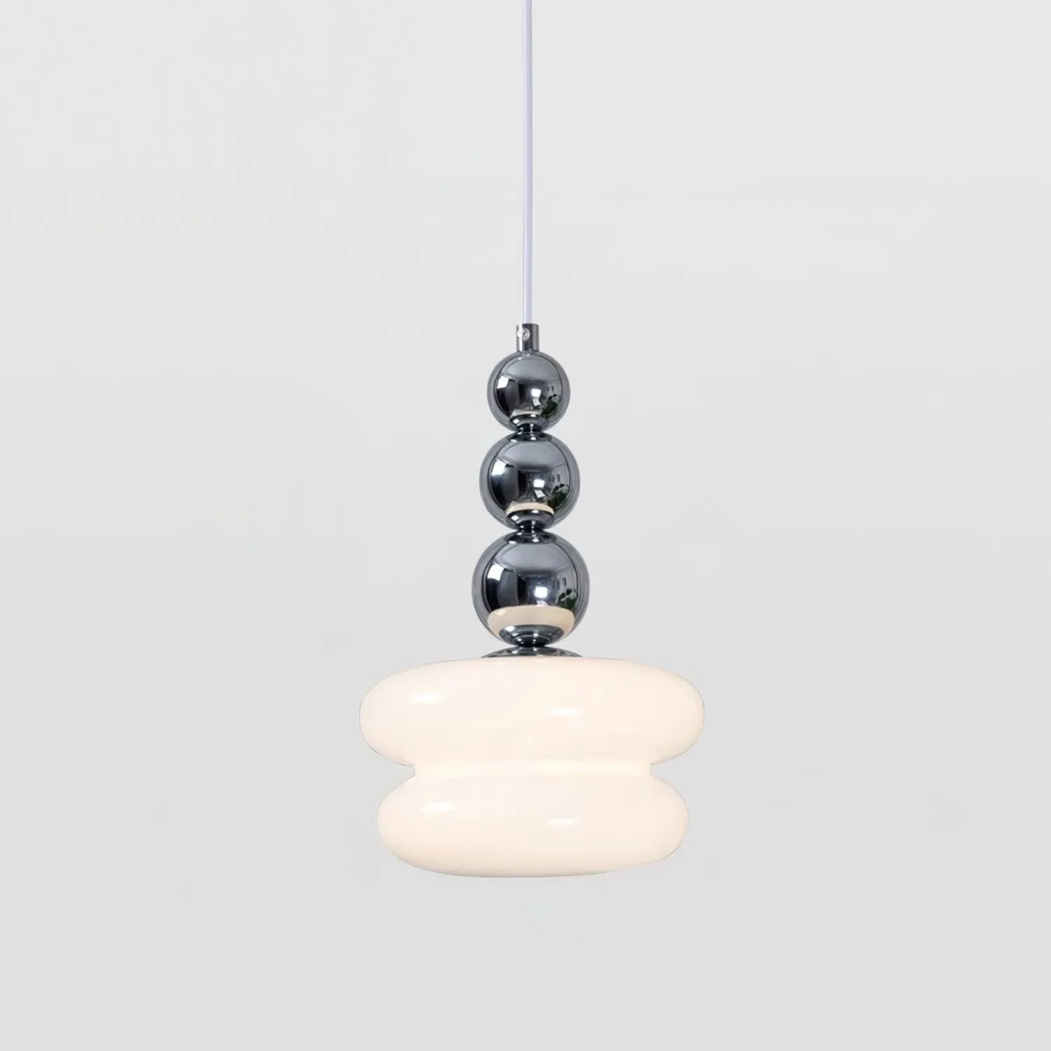 Contemporary Nordic Glass Ball Hoist Pendant Light For Living Room KL508