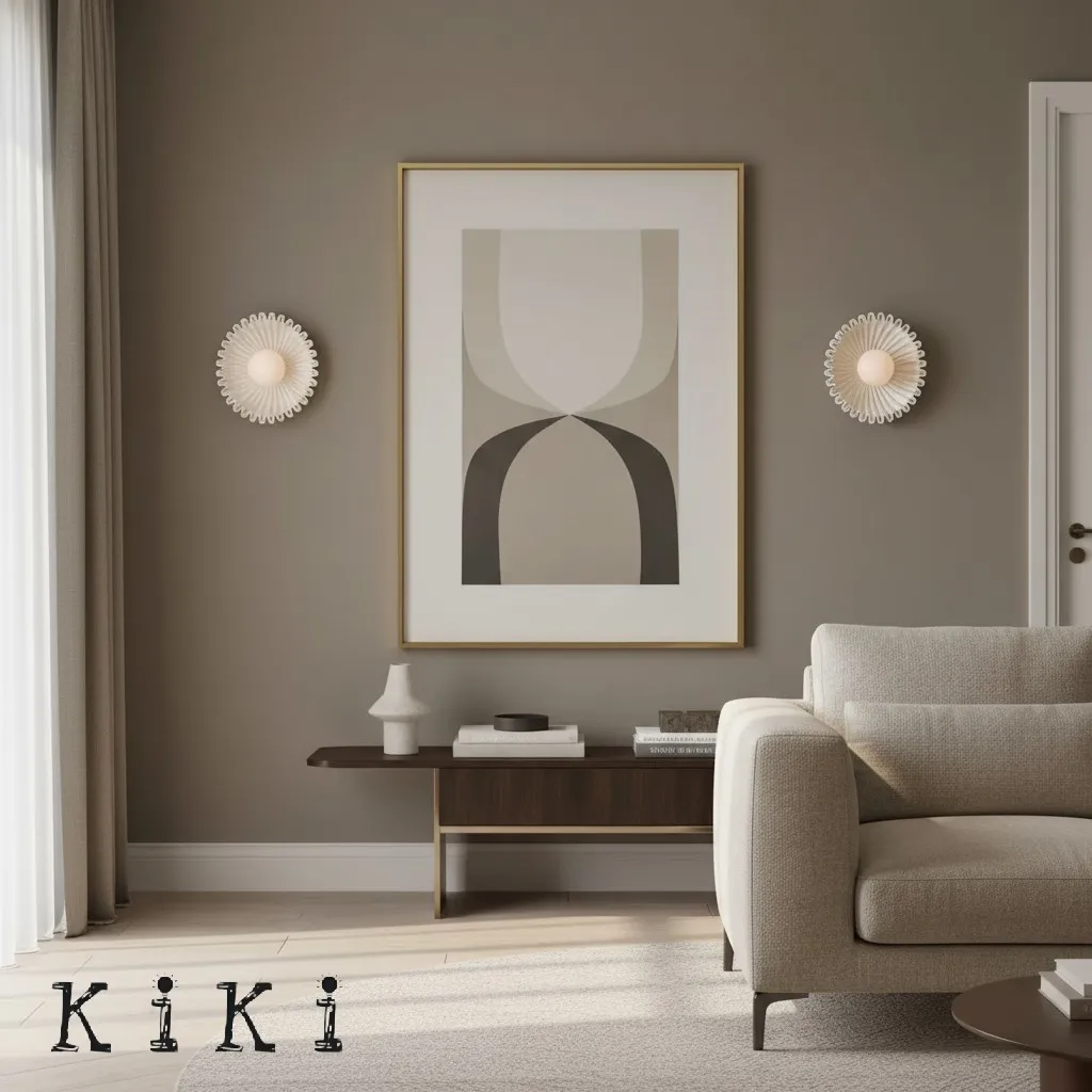 Sculptural Ceramic Wall Sconce – Opal Globe Sconce with Ceramic Finish KL246