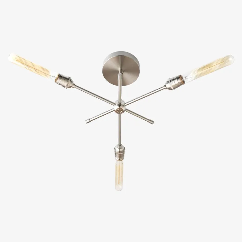 Mobilux Line Industrial Chandelier - Modern Ceiling Light Fixture for Home KL1411