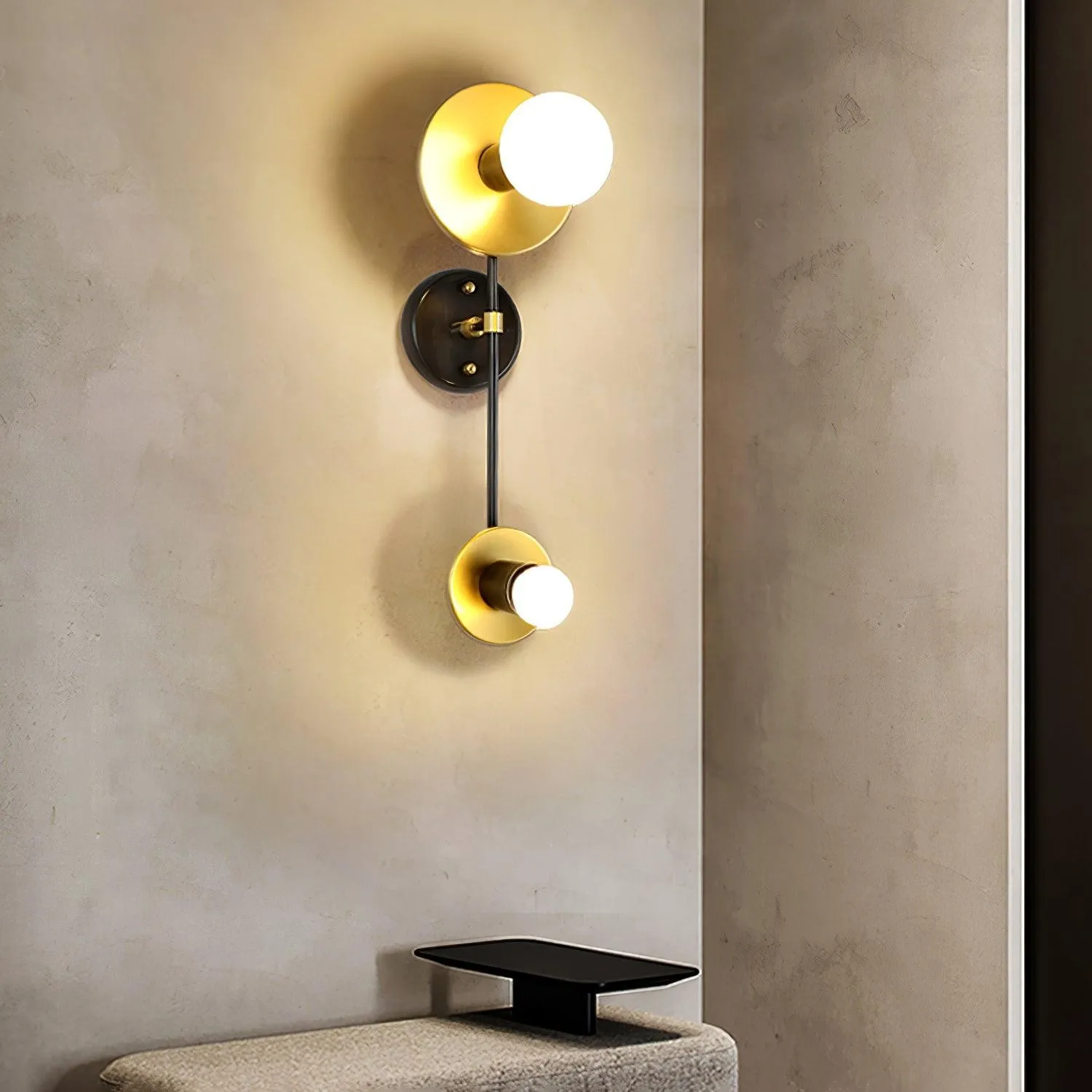 Simple Crystal Bubble Wall Light KL237