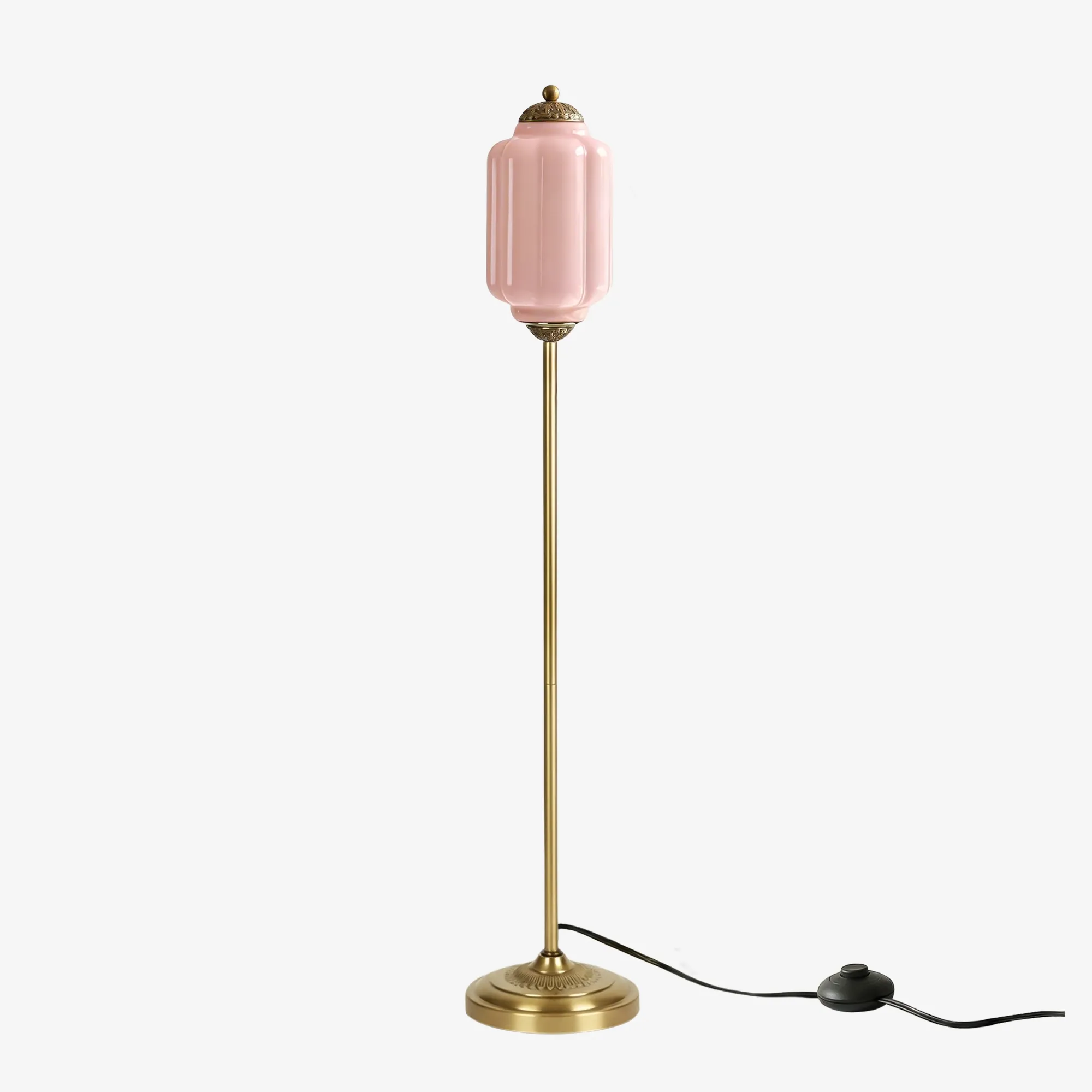 Eloise Artistic Textured Glass Floor Lamp - Elegant Lighting for Bedroom or Interior Space KL2330