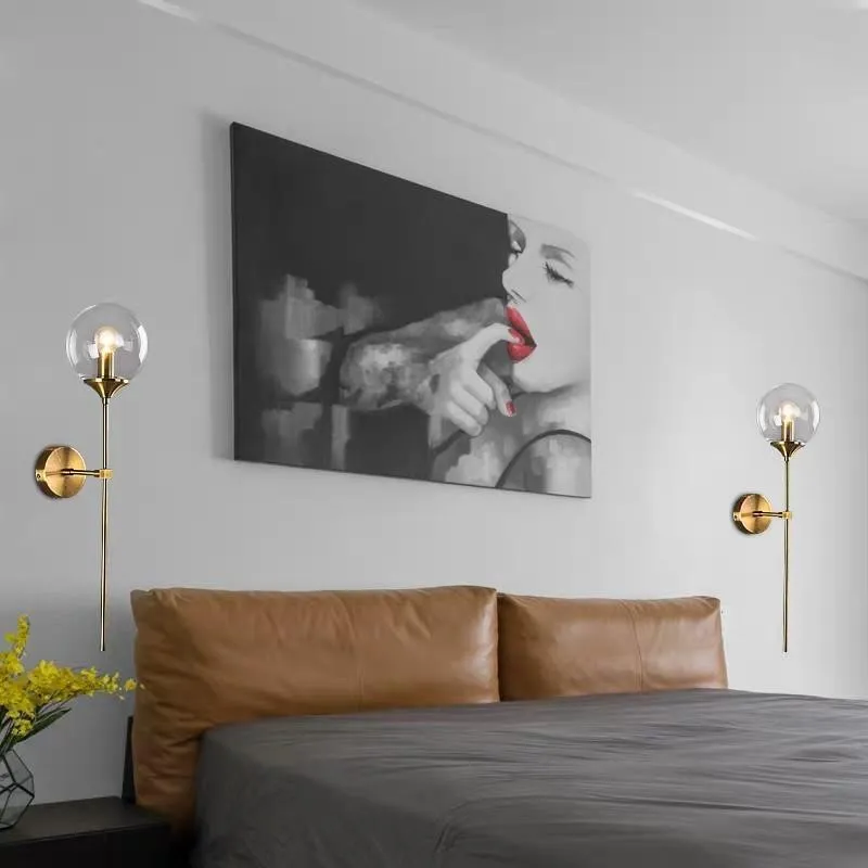 Modern Design Glass Ball Wall Light KL12