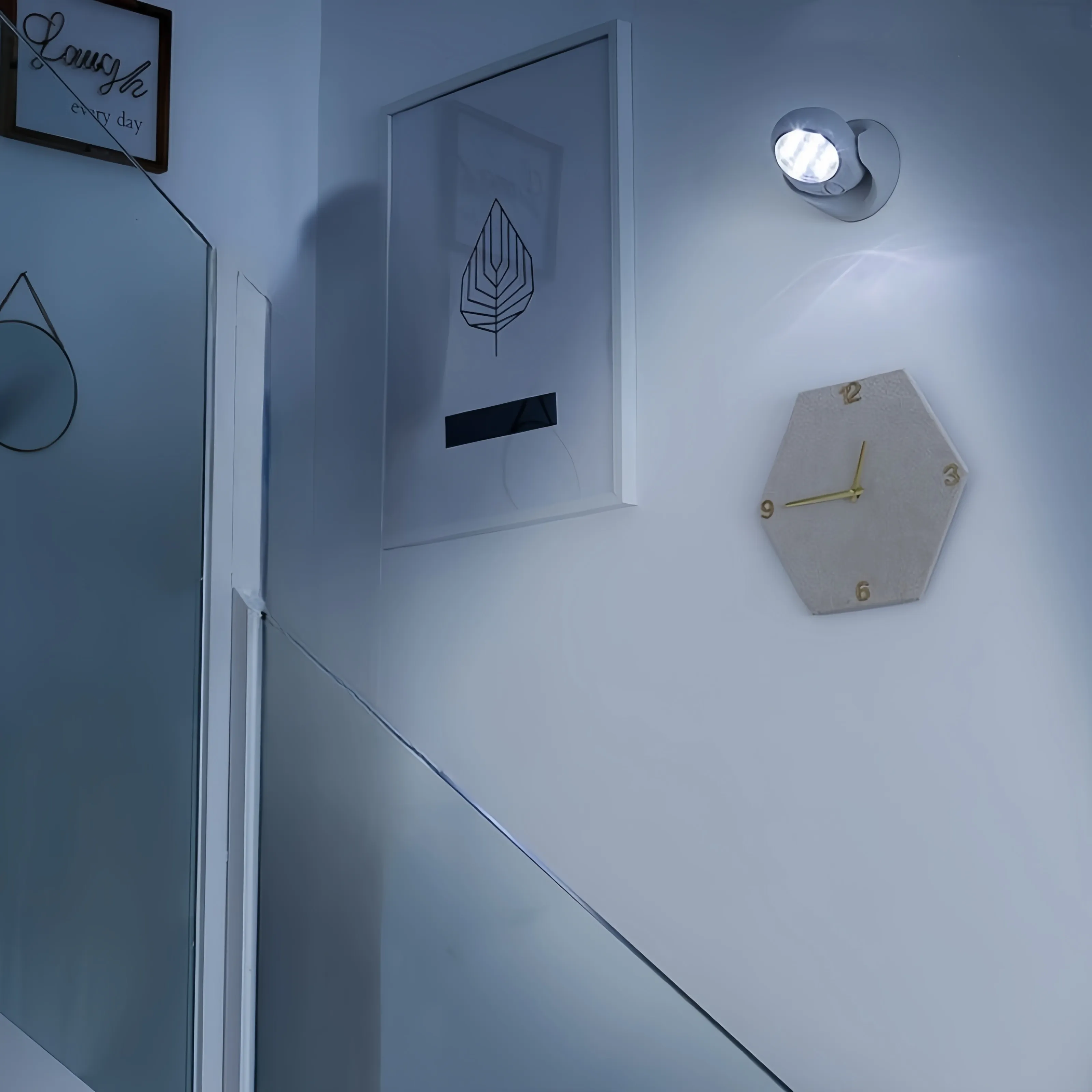 Adjustable Motion Sensor LED Wall Light KL179